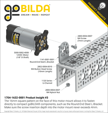 Motor Mount for 5000 Series Motor