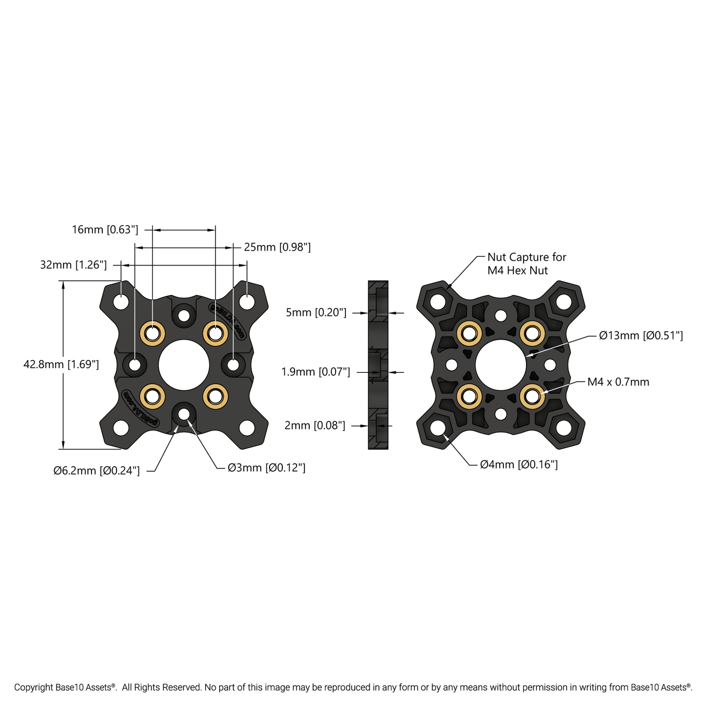 Motor Mount for 5000 Series Motor