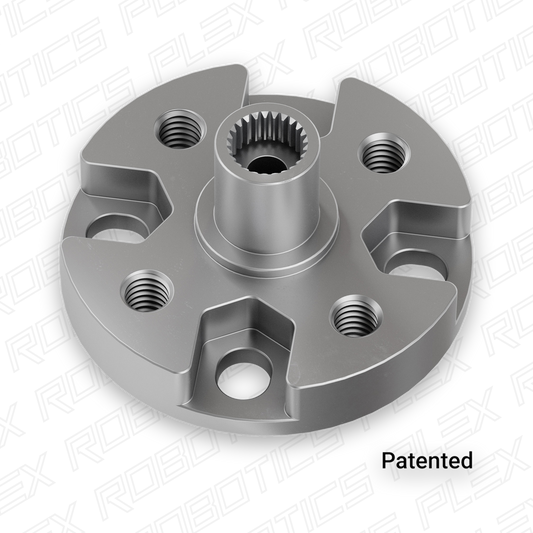 1910 Series Servo Hub-Shaft (25 Tooth Spline, 8mm Shaft Diameter, 16mm Length)