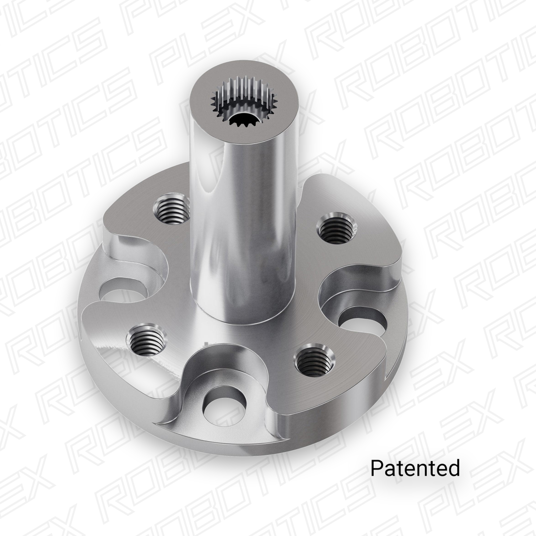 1910 Series Servo Hub Shaft (25 Tooth Spline, 10mm Shaft Diameter, 33mm Length)