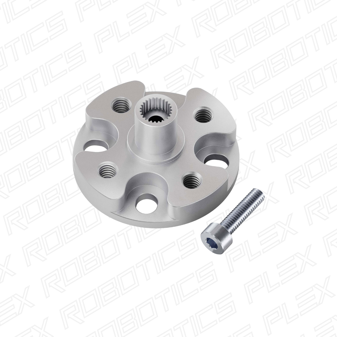 1910 Series Servo Hub-Shaft (25 Tooth Spline, 8mm Shaft Diameter, 16mm Length)