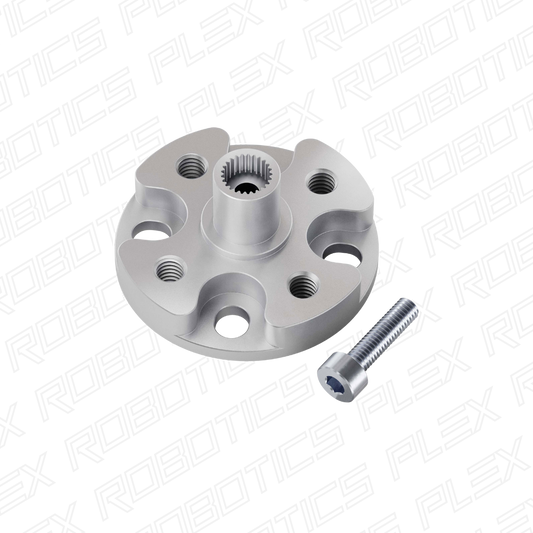 1910 Series Servo Hub-Shaft (25 Tooth Spline, 8mm Shaft Diameter, 16mm Length)