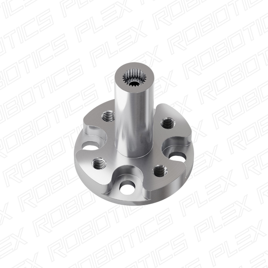 1910 Series Servo Hub Shaft (25 Tooth Spline, 10mm Shaft Diameter, 33mm Length)