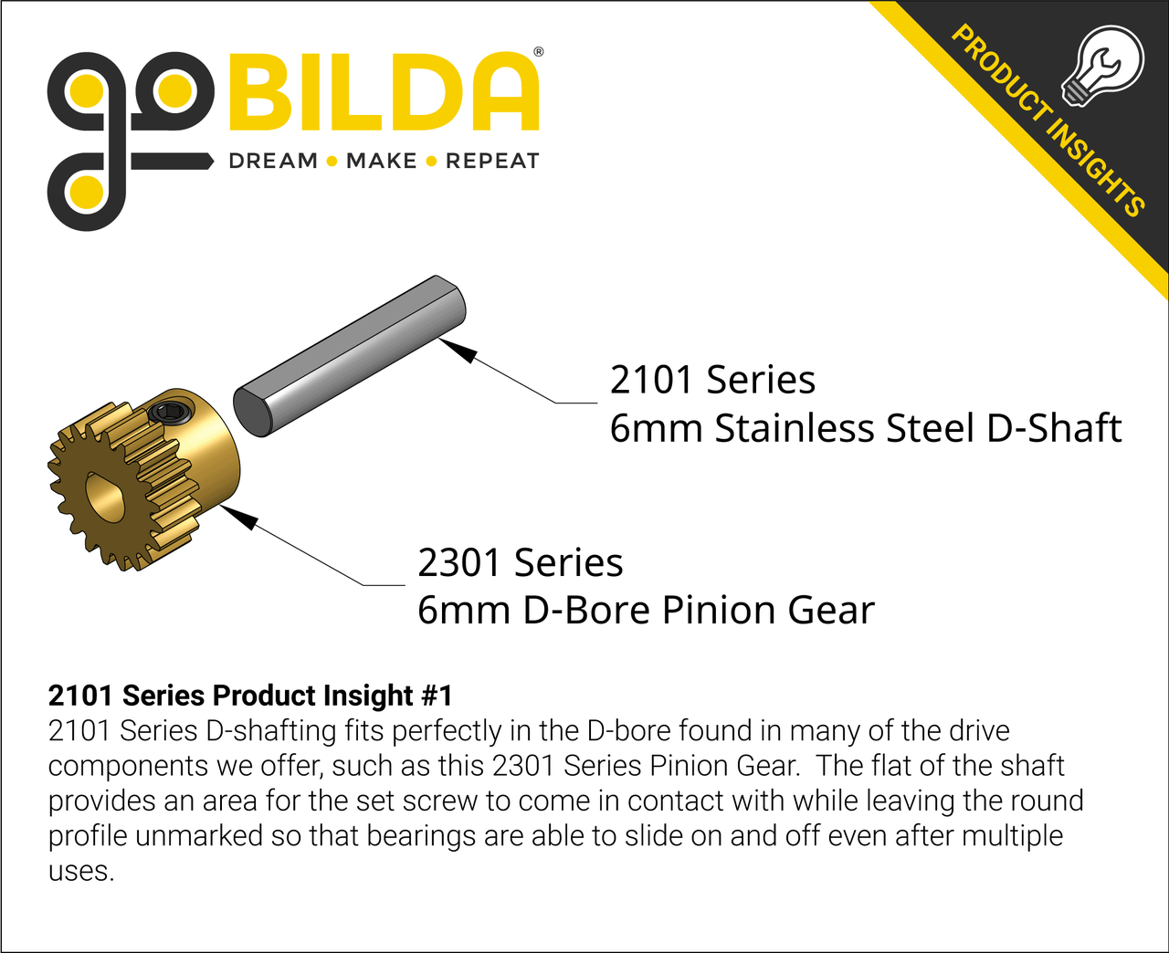 Stainless Steel D-Shafting - 6mm Diameter