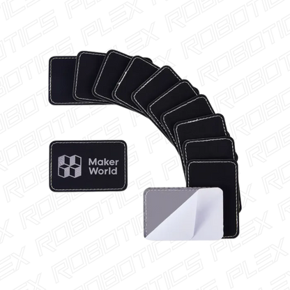 Bambu Rectangular PU Iron-on Patch (10pcs)