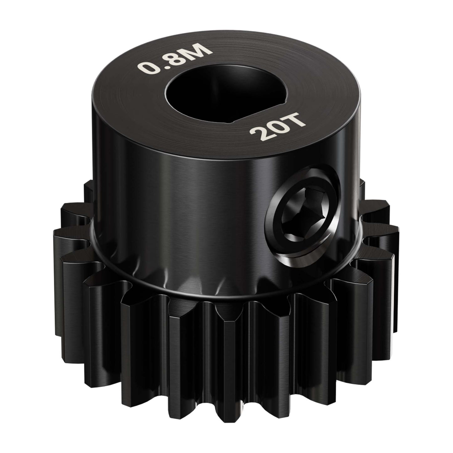 2303 Series Steel, MOD 0.8 Pinion Gear (6mm D-Bore)