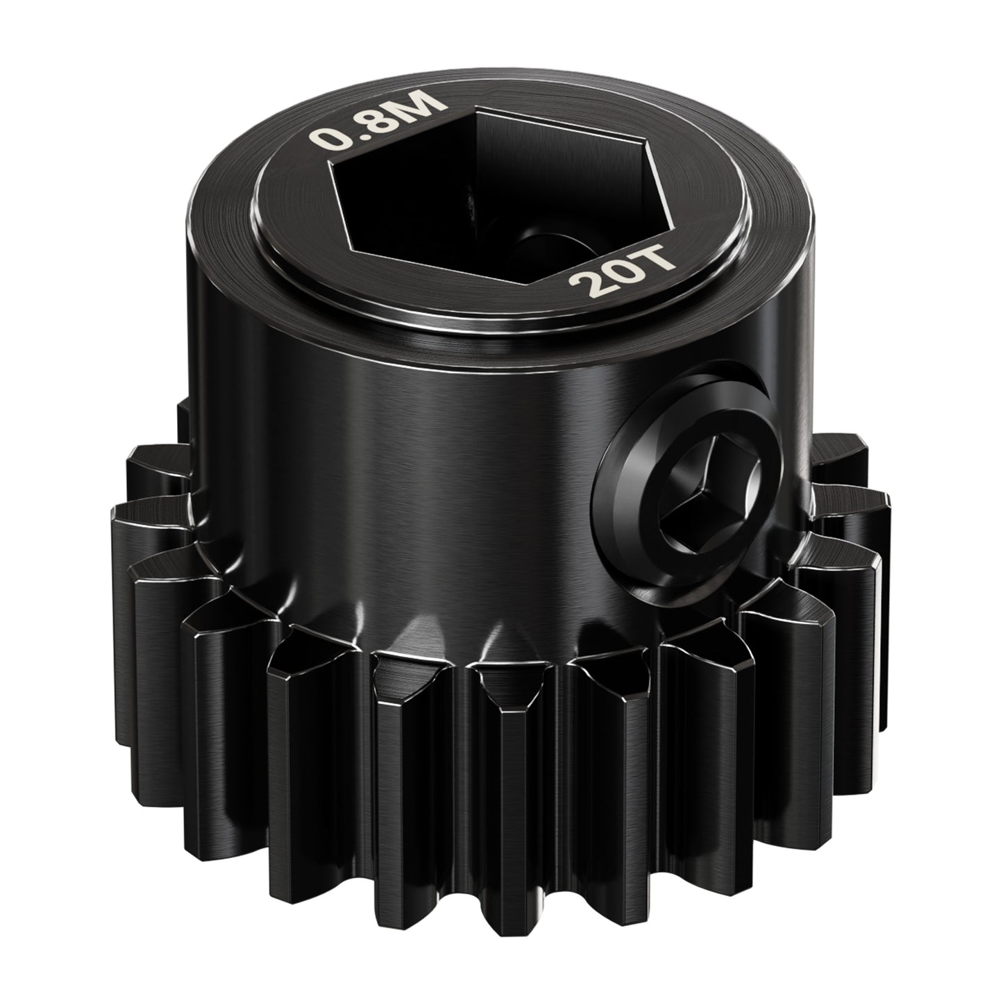 2303 Series Steel, MOD 0.8 Pinion Gear (8mm REX™ Bore)