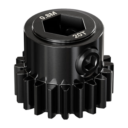 2303 Series Steel, MOD 0.8 Pinion Gear (8mm REX™ Bore)