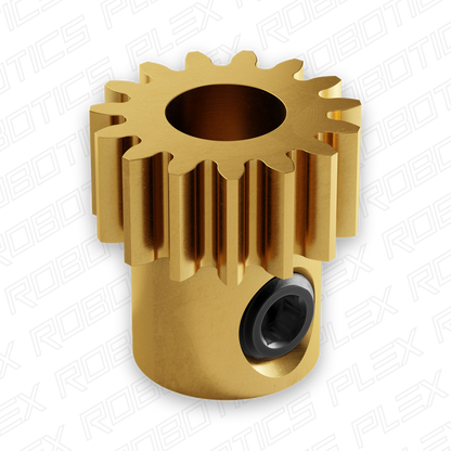 2304 Series Brass, MOD 0.8 Pinion Gear (6mm Bore)
