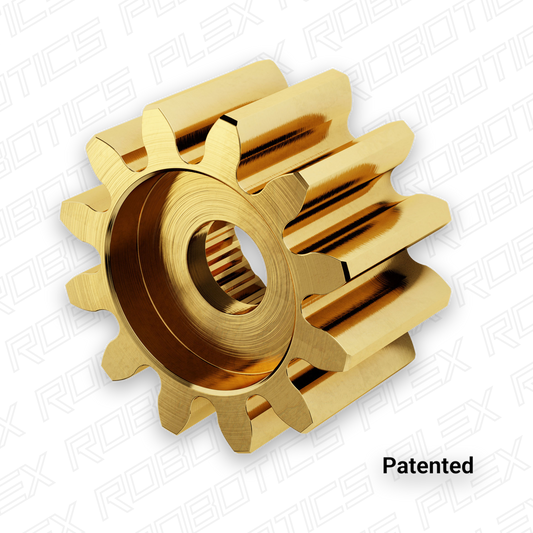 2305 Series Brass, MOD 0.8, Servo Gear (25 Tooth Spline)