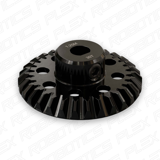 2315 Series, Steel Miter Gear (MOD 1.25, Set-Screw, 6mm D-Bore, 30 Tooth)