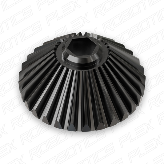 2319 Series MOD 1.25 Steel Miter Gear (8mm REX™ Bore, 30 Tooth)