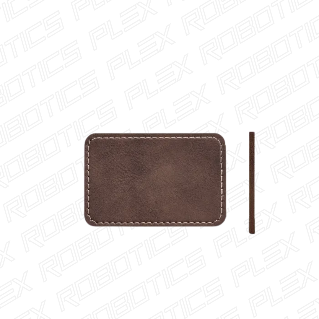 Bambu Rectangular PU Iron-on Patch (10pcs)