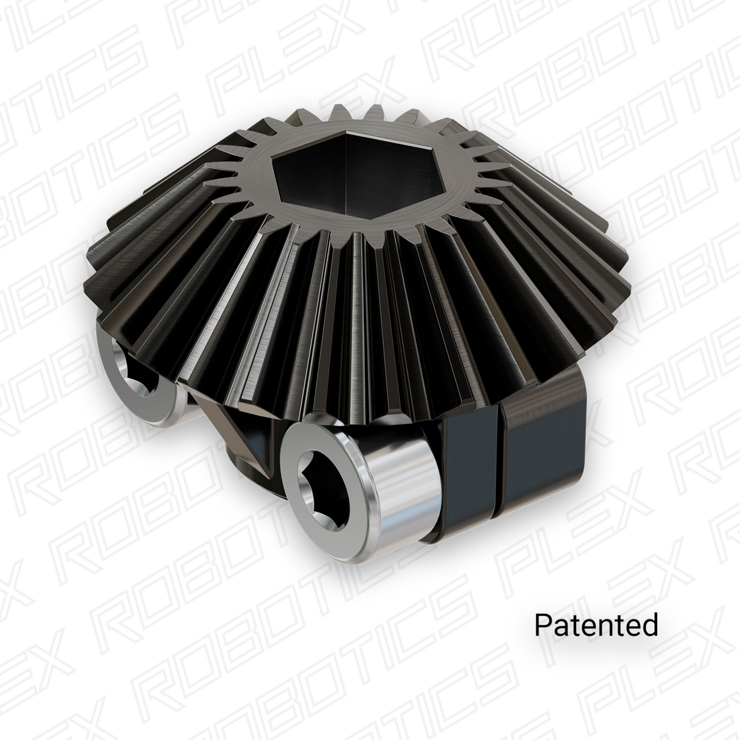 Clamping Steel Miter Gear (8mm REX™ Bore, 24 Tooth, MOD 1)