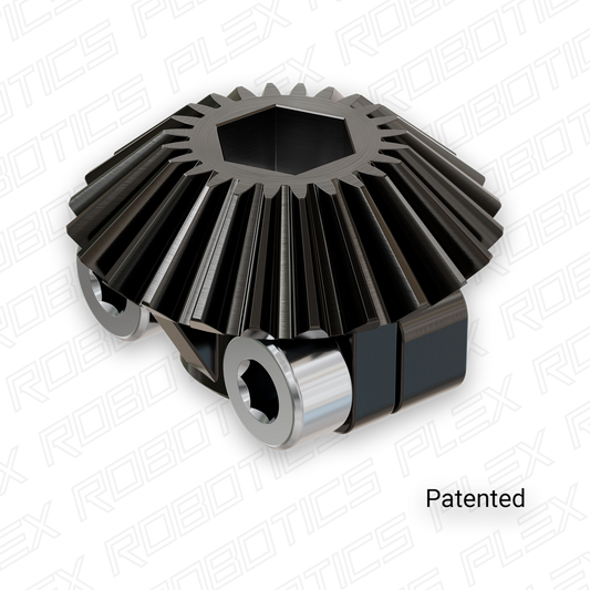 Clamping Steel Miter Gear (8mm REX™ Bore, 24 Tooth, MOD 1)