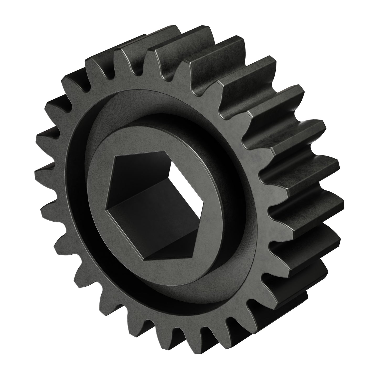 Slip-Fit Steel Pinion Gear (8mm REX® Bore, MOD 0.8, 24T)