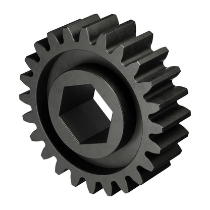 Slip-Fit Steel Pinion Gear (8mm REX® Bore, MOD 0.8, 24T)