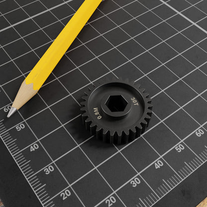 Slip-Fit Steel Pinion Gear (8mm REX® Bore, MOD 0.8, 30T)