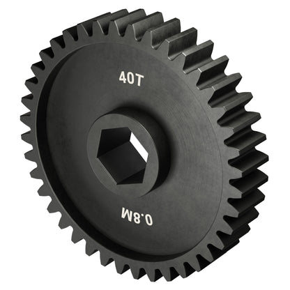 Slip-Fit Steel Pinion Gear (8mm REX® Bore, MOD 0.8, 40T)