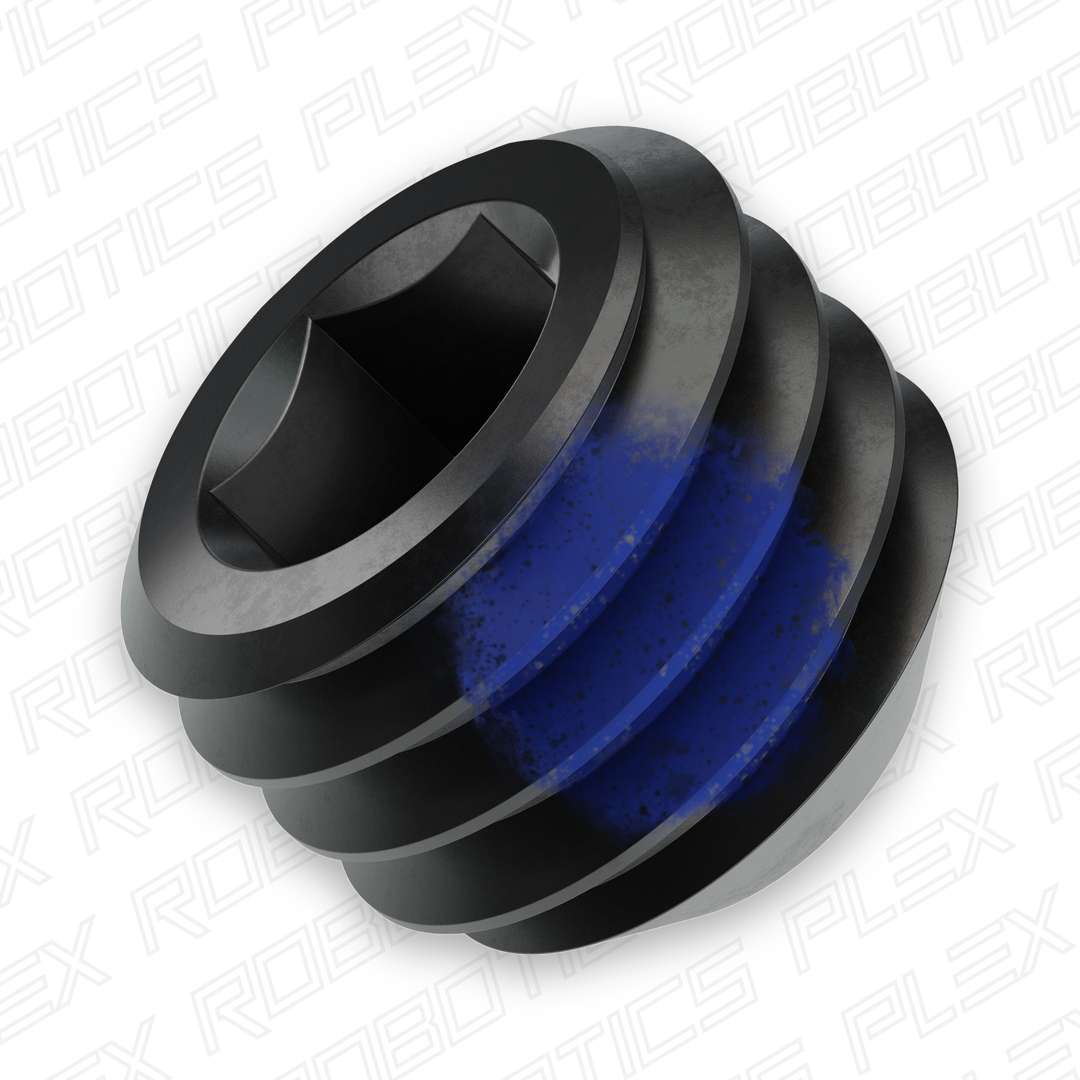 2806 Series Black Oxide Steel Cup-Point Set-Screw (M5 x 0.8mm, 4mm Length) - 25 Pack