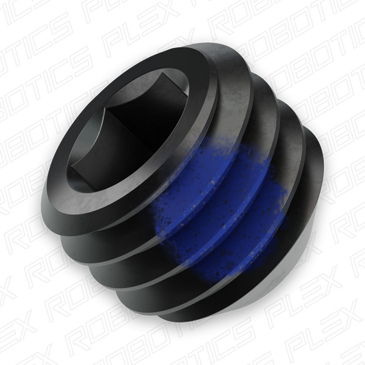 2806 Series Black Oxide Steel Cup-Point Set-Screw (M5 x 0.8mm, 4mm Length) - 25 Pack
