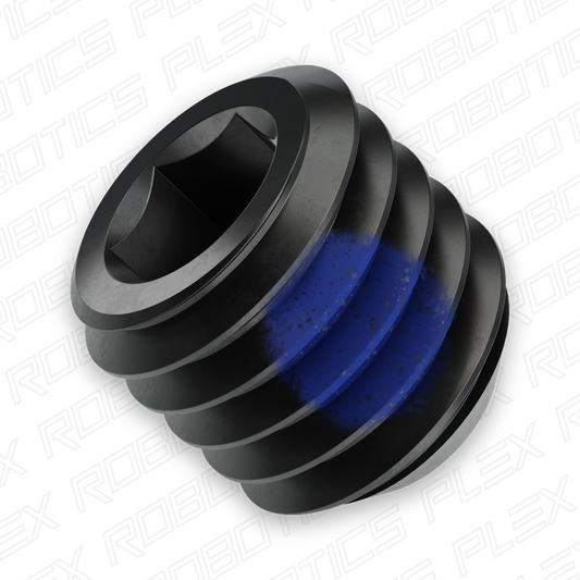 2806 Series Black Oxide Steel Cup-Point Set-Screw (M5 x 0.8mm, 5mm Length) - 25 Pack
