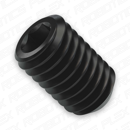 2806 Series Black Oxide Steel Cup-Point Set-Screw (M5 x 0.8mm, 8mm Length) - 25 Pack