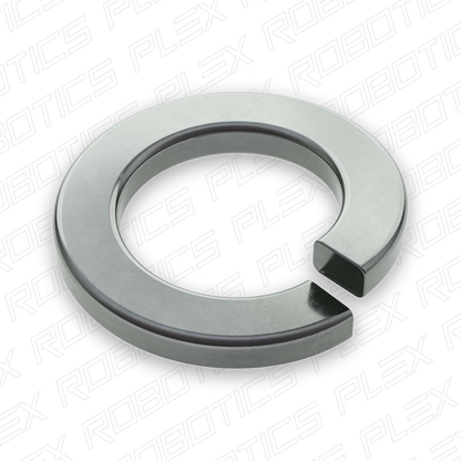 2809 Series Zinc-Plated Steel Split-Lock Washer (4mm ID x 7mm OD) - 25 Pack