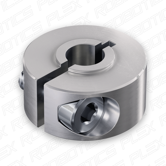 2910 Series Aluminum Clamping Collar (6mm ID x 19mm OD, 9mm Length)
