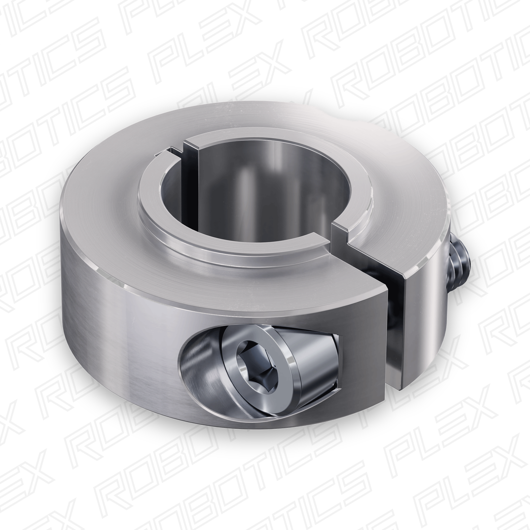2910 Series Aluminum Clamping Collar (12mm ID x 26mm OD, 9mm Length)