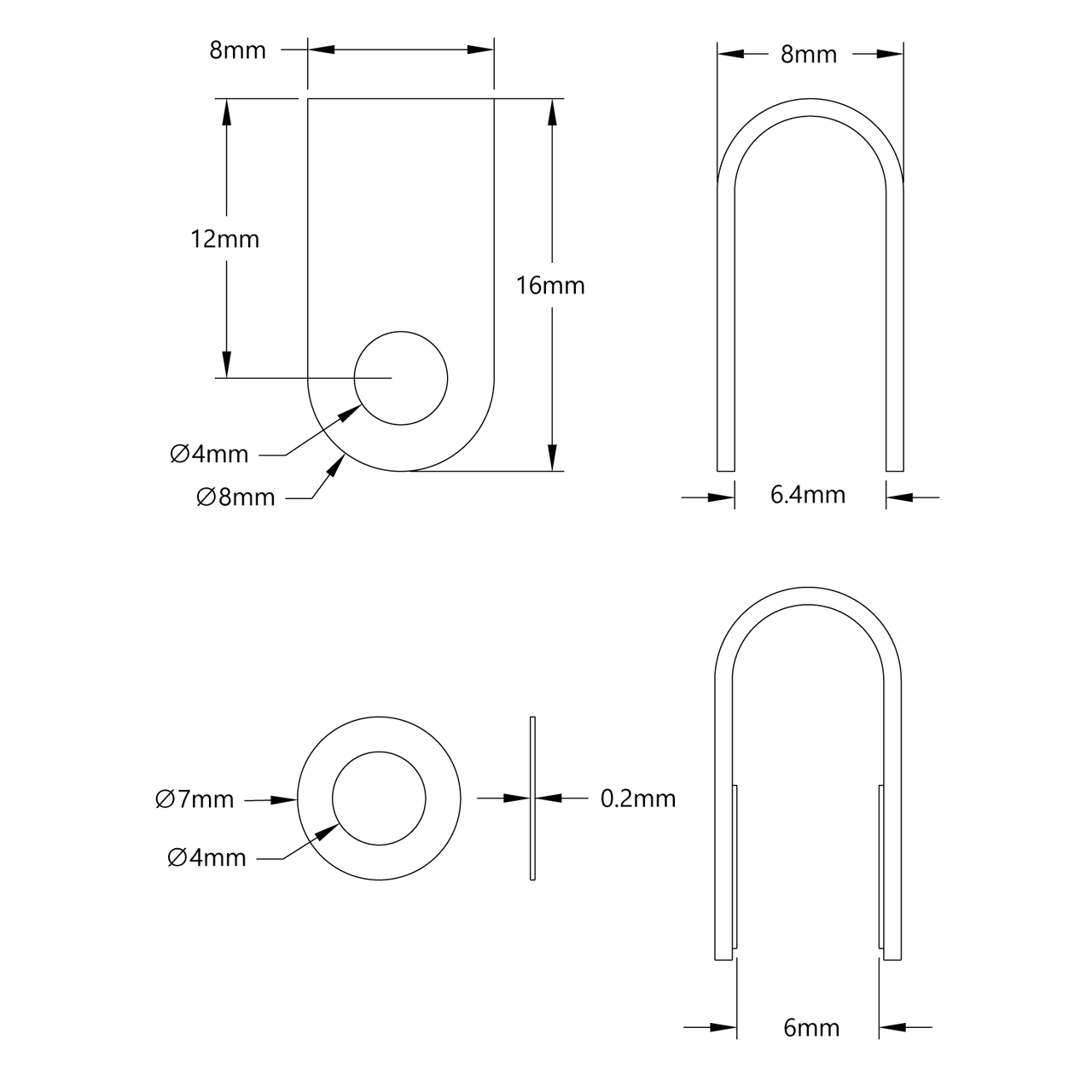 V-Groove Bearing Shield (2-1) - 2 Pack