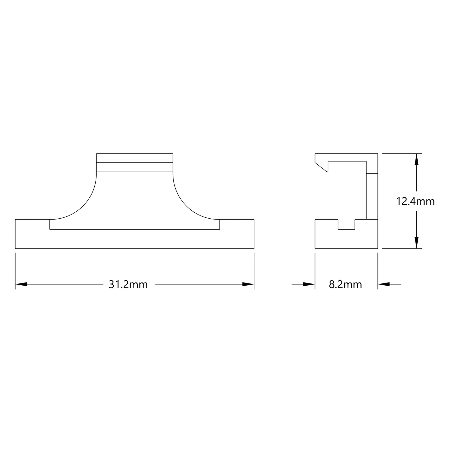 Servo Connector Clip (Yellow) - 6 Pack