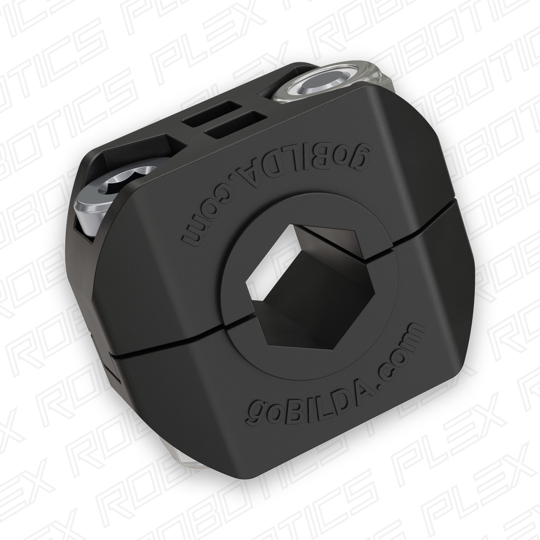 Polycarbonate Clamping Collar (8mm REX™ Bore) - 4 Pack