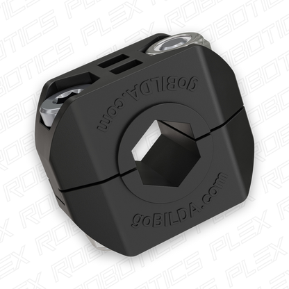 Polycarbonate Clamping Collar (8mm REX™ Bore) - 4 Pack