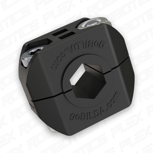 Polycarbonate Clamping Collar (8mm REX™ Bore) - 4 Pack