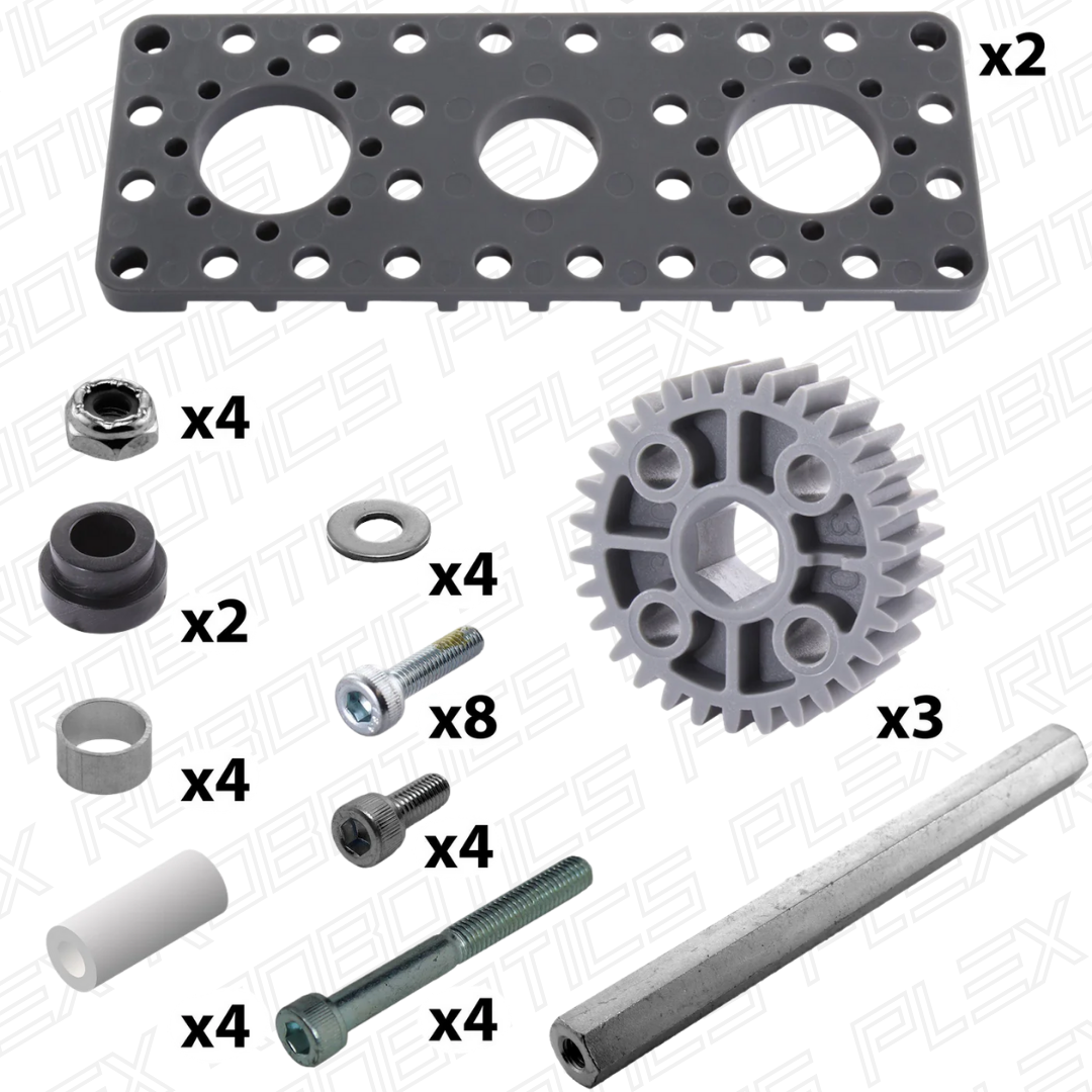 AndyMark Robits Multi Motor Pass Through Gearbox