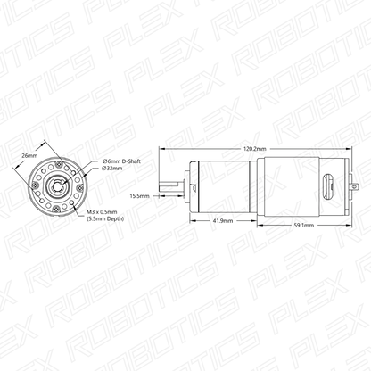 HD Premium Planetary Gear Motor