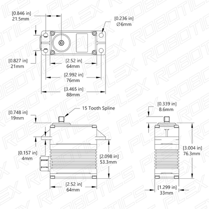 HS-1100WP Servo