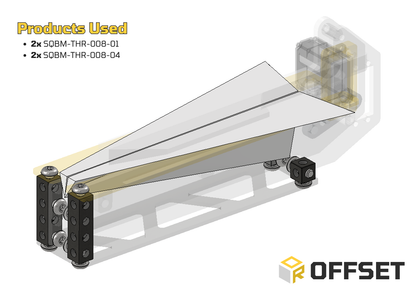 Offset Threaded Square Beam Bundle (64 pack)
