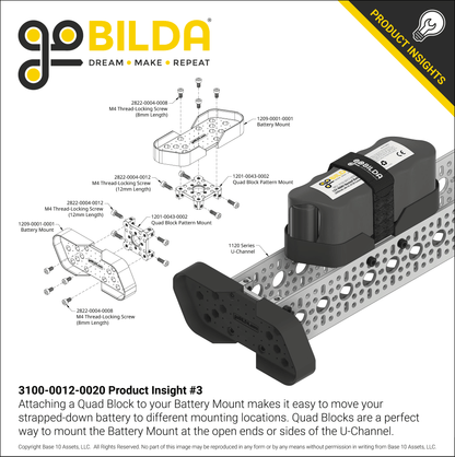12V NiMH Nested Battery (3000mAh, MH-FC XT30 Connector)