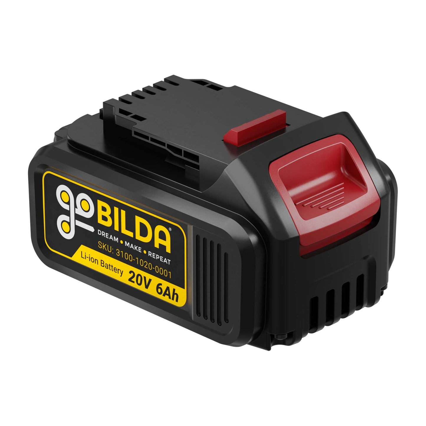 20V, 6Ah Li-ion Battery with LED Capacity Meter