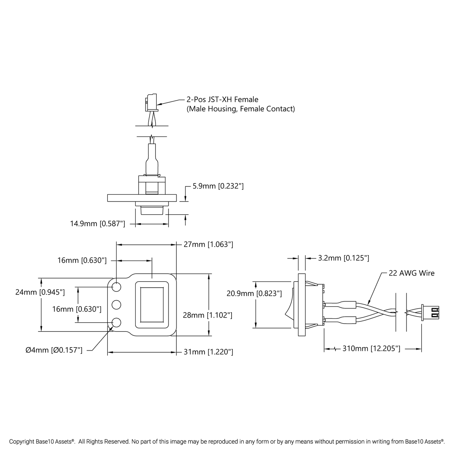 Auxiliary Switch for goBILDA® Smart Dock (with Mounting Plate)