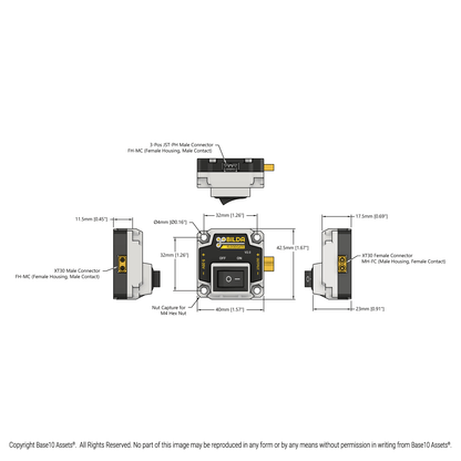 Floodgate Power Switch (XT30, Current Sensing)