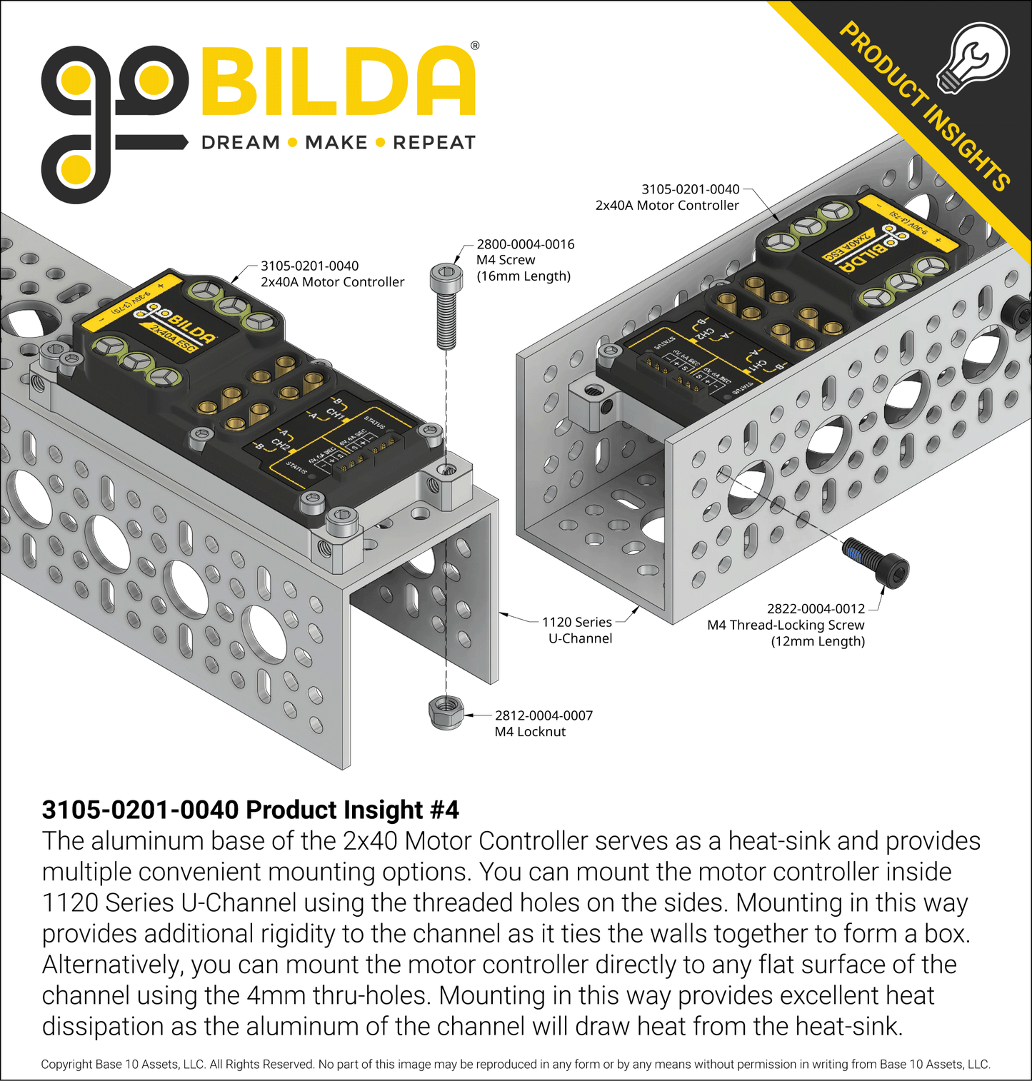 2x40A Motor Controller