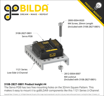 Servo Power Distribution Board (8 Channel)