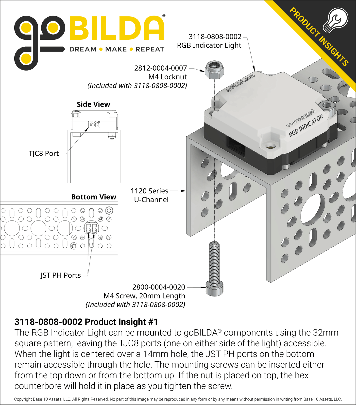 RGB Indicator Light (PWM Controlled)