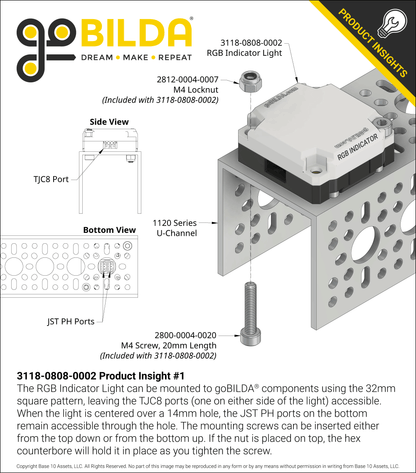 RGB Indicator Light (PWM Controlled)