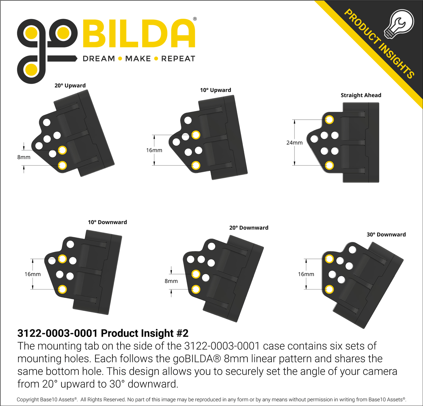 USB Camera with goBILDA® Case (Autofocus, 8 Megapixel, USB Type A)