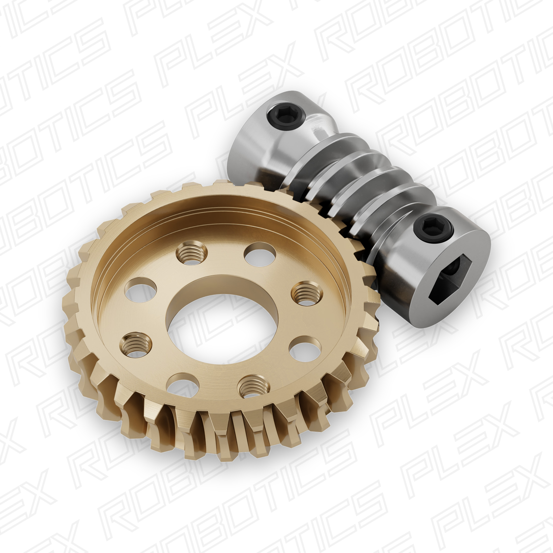 Worm Gear Set (28:1 Ratio, 8mm REX™ Bore Worm)