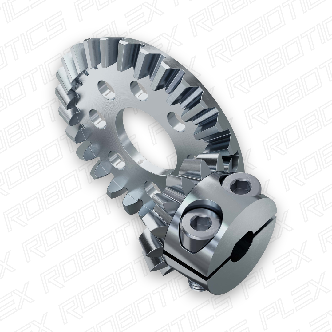 2:1 Ratio Bevel Gear Set (6mm D-Bore Pinion Gear)